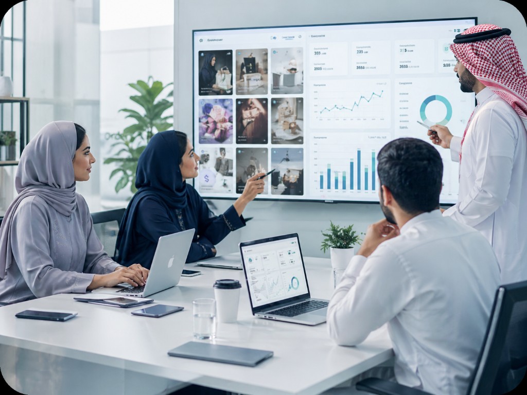 إعادة تصميم العلامة التجارية والهوية البصرية — Social media marketing